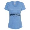 Women's Snow Heather Jersey V-Neck T-Shirt Thumbnail