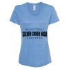 Women's Snow Heather Jersey V-Neck T-Shirt Thumbnail