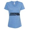 Women's Snow Heather Jersey V-Neck T-Shirt Thumbnail