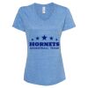 Women's Snow Heather Jersey V-Neck T-Shirt Thumbnail