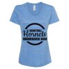 Women's Snow Heather Jersey V-Neck T-Shirt Thumbnail