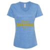 Women's Snow Heather Jersey V-Neck T-Shirt Thumbnail