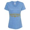 Women's Snow Heather Jersey V-Neck T-Shirt Thumbnail