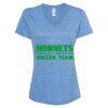 Women's Snow Heather Jersey V-Neck T-Shirt Thumbnail