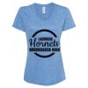 Women's Snow Heather Jersey V-Neck T-Shirt Thumbnail