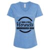 Women's Snow Heather Jersey V-Neck T-Shirt Thumbnail