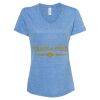 Women's Snow Heather Jersey V-Neck T-Shirt Thumbnail