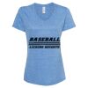 Women's Snow Heather Jersey V-Neck T-Shirt Thumbnail
