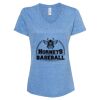 Women's Snow Heather Jersey V-Neck T-Shirt Thumbnail