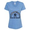 Women's Snow Heather Jersey V-Neck T-Shirt Thumbnail