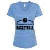 Women's Snow Heather Jersey V-Neck T-Shirt Thumbnail