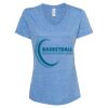 Women's Snow Heather Jersey V-Neck T-Shirt Thumbnail