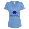 Women's Snow Heather Jersey V-Neck T-Shirt Thumbnail