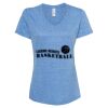 Women's Snow Heather Jersey V-Neck T-Shirt Thumbnail