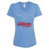 Women's Snow Heather Jersey V-Neck T-Shirt Thumbnail