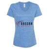 Women's Snow Heather Jersey V-Neck T-Shirt Thumbnail