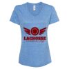 Women's Snow Heather Jersey V-Neck T-Shirt Thumbnail