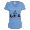 Women's Snow Heather Jersey V-Neck T-Shirt Thumbnail