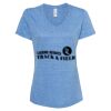 Women's Snow Heather Jersey V-Neck T-Shirt Thumbnail