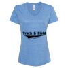 Women's Snow Heather Jersey V-Neck T-Shirt Thumbnail