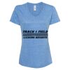 Women's Snow Heather Jersey V-Neck T-Shirt Thumbnail