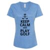Women's Snow Heather Jersey V-Neck T-Shirt Thumbnail