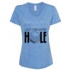 Women's Snow Heather Jersey V-Neck T-Shirt Thumbnail