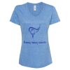 Women's Snow Heather Jersey V-Neck T-Shirt Thumbnail