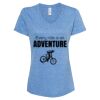 Women's Snow Heather Jersey V-Neck T-Shirt Thumbnail