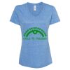 Women's Snow Heather Jersey V-Neck T-Shirt Thumbnail