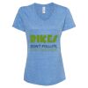 Women's Snow Heather Jersey V-Neck T-Shirt Thumbnail