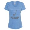 Women's Snow Heather Jersey V-Neck T-Shirt Thumbnail