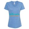 Women's Snow Heather Jersey V-Neck T-Shirt Thumbnail