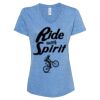 Women's Snow Heather Jersey V-Neck T-Shirt Thumbnail
