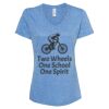 Women's Snow Heather Jersey V-Neck T-Shirt Thumbnail