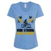Women's Snow Heather Jersey V-Neck T-Shirt Thumbnail