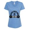 Women's Snow Heather Jersey V-Neck T-Shirt Thumbnail