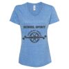 Women's Snow Heather Jersey V-Neck T-Shirt Thumbnail