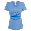 Women's Snow Heather Jersey V-Neck T-Shirt Thumbnail