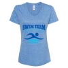 Women's Snow Heather Jersey V-Neck T-Shirt Thumbnail