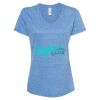 Women's Snow Heather Jersey V-Neck T-Shirt Thumbnail