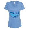 Women's Snow Heather Jersey V-Neck T-Shirt Thumbnail