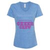 Women's Snow Heather Jersey V-Neck T-Shirt Thumbnail