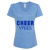 Women's Snow Heather Jersey V-Neck T-Shirt Thumbnail