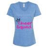 Women's Snow Heather Jersey V-Neck T-Shirt Thumbnail