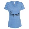 Women's Snow Heather Jersey V-Neck T-Shirt Thumbnail