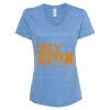 Women's Snow Heather Jersey V-Neck T-Shirt Thumbnail