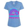 Women's Snow Heather Jersey V-Neck T-Shirt Thumbnail