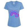 Women's Snow Heather Jersey V-Neck T-Shirt Thumbnail