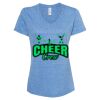 Women's Snow Heather Jersey V-Neck T-Shirt Thumbnail